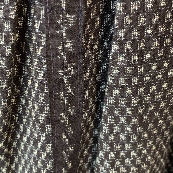 Handmade Retro Cottagecore Navy Blue Caterpillar Pinafore Midi Dress L - Picture 9 of 11